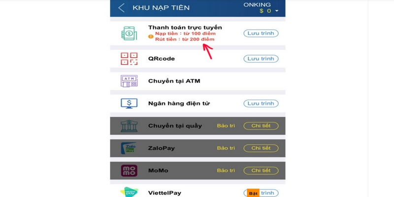 Đa dạng cách nạp tiền Kubet77 tiện lợi nhanh chóng