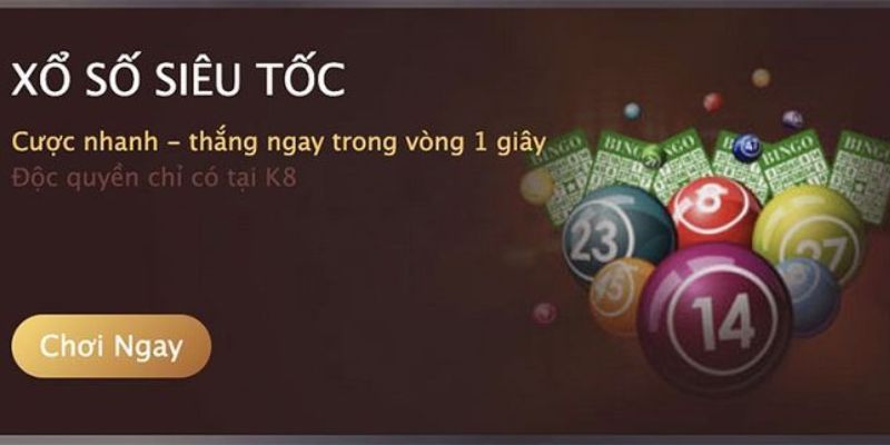 Phiên bản 1 giây - biết kết quả ngay lập tức tại nhà cái